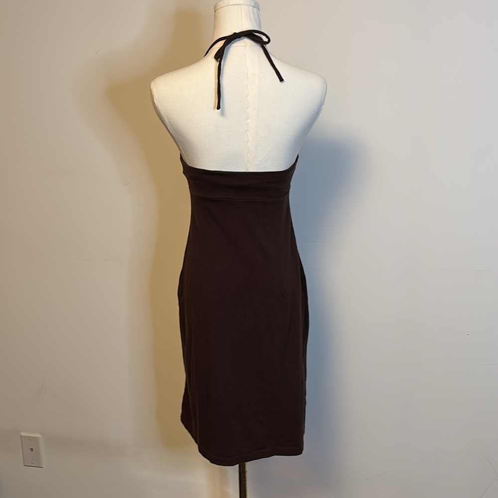 Moda international brown spaghetti strap dress size S - Picture 2 of 4